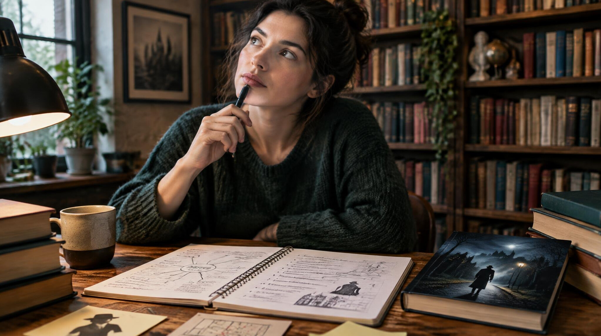 author brainstorming ideas